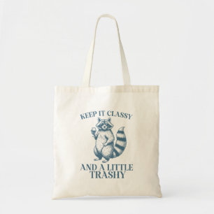 Bolsa Tote "Mantenha-O Clássico E Um Pouco Traseiro" Raccoon