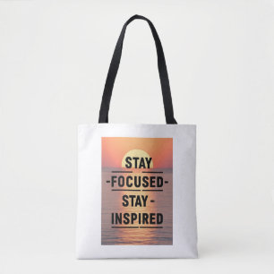 Bolsa Tote Mantenha o Foco - Mantenha a Inspiração opção 2