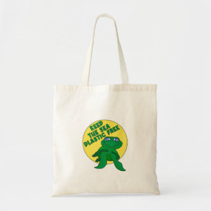 Bolsa Tote Mantenha O Mar Livre De Plástico