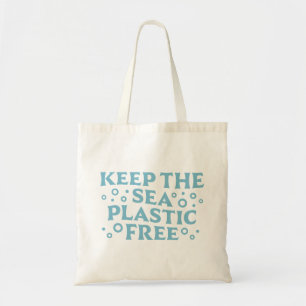 Bolsa Tote Mantenha o plástico do mar livre