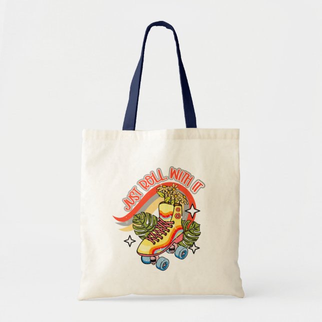 Bolsa Tote Mantenha ou design o seu - Toque (Frente)