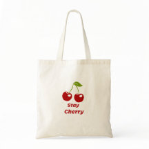 Mantenha-se em Cherry - Saco de Tote Estético Mini