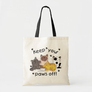 Bolsa Tote Mantenha suas patas desligadas (gatos)