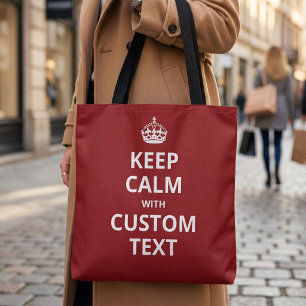 Bolsa Tote Manter a barra de Modelo de cotação personalizad
