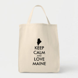 Bolsa Tote MANTER CALMO e AMOR personalizáveis