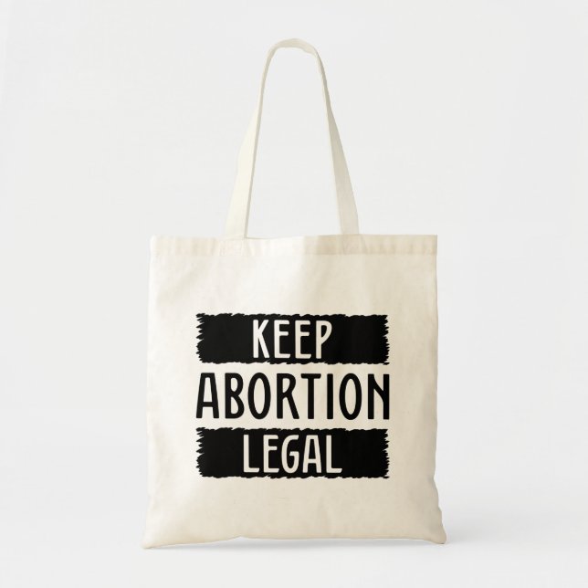 Bolsa Tote Manter Legalidade do Aborto (Frente)
