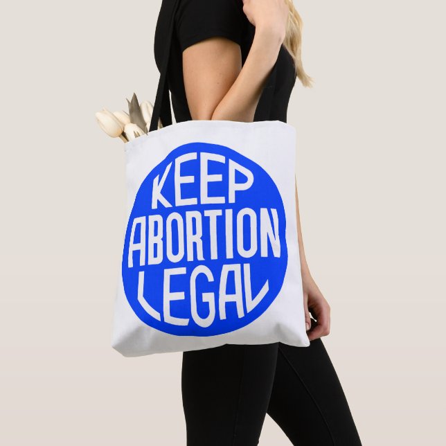 Bolsa Tote Manter Legalidade do Aborto (Close Up)