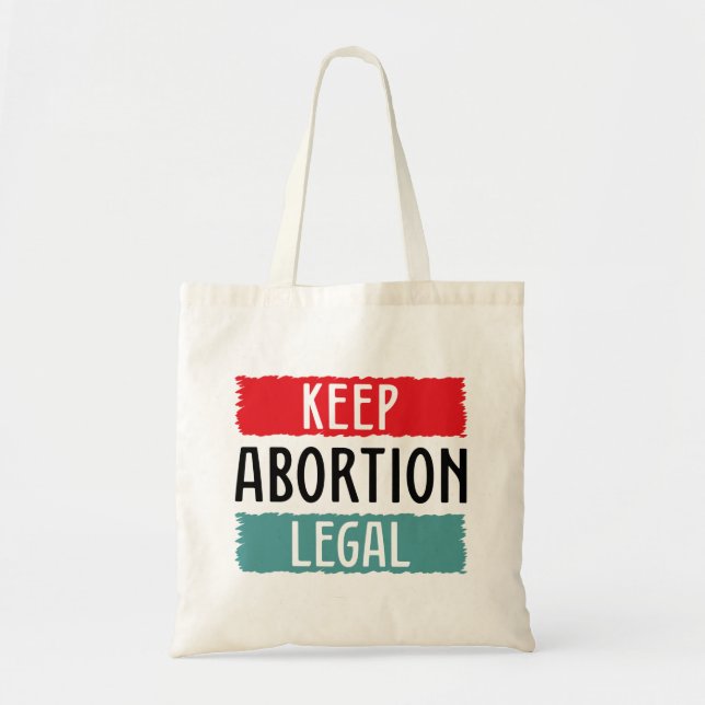 Bolsa Tote Manter Legalidade do Aborto (Frente)