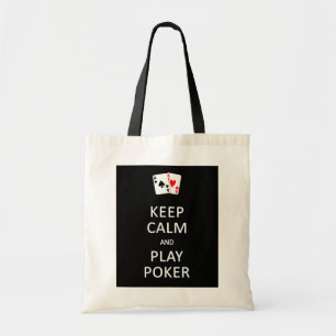 Bolsa Tote MANTER Saco CALM & PLAY POKER - escolha estilo e c