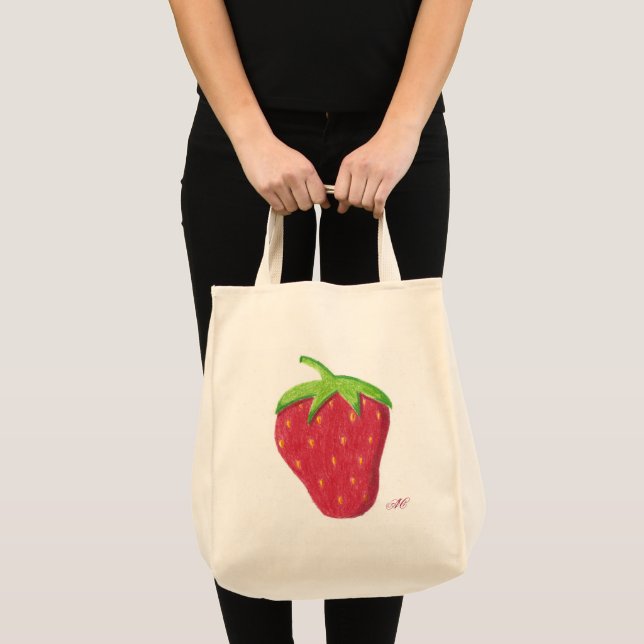 Bolsa Tote Mantimento da morango (Frente (produto))