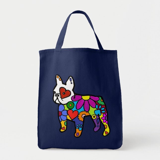Bolsa Tote Mantimento do poder de Frenchie (Frente)