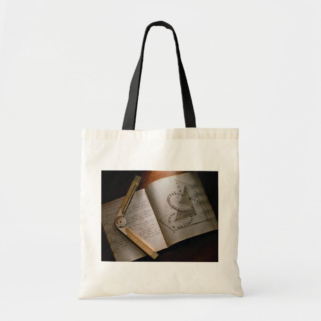 Bolsa Tote Manual e régua do cálculo do arquiteto do (Frente)