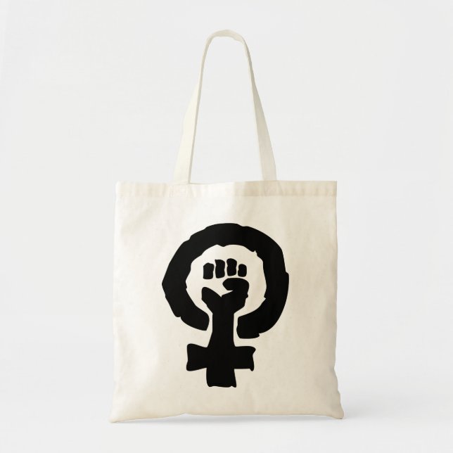 Bolsa Tote Mão fêmea da solidariedade do símbolo (Frente)
