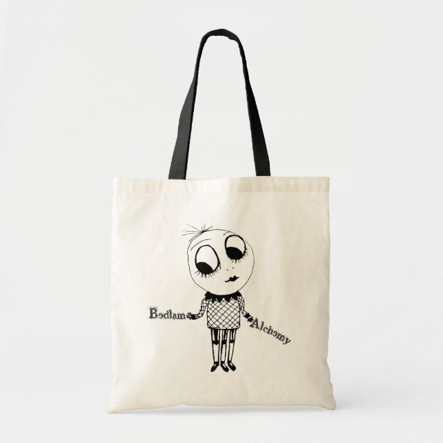 Bolsa Tote Mão original saco ilustrado (Frente)