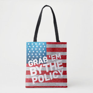 Bolsa Tote Mãos de Movimento Agarra-as pela Glitter Política