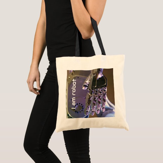 Bolsa Tote Mãos de robô  (Frente (produto))
