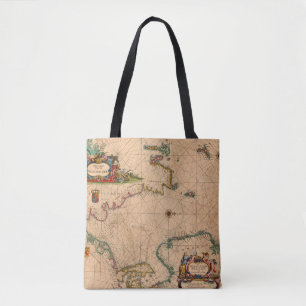 Bolsa Tote Mapa antigo antigo inspirado (1)