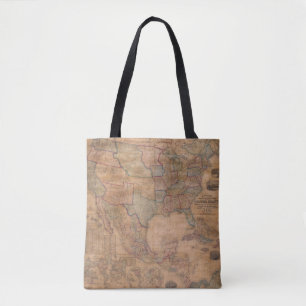 Bolsa Tote Mapa antigo antigo inspirado (13)