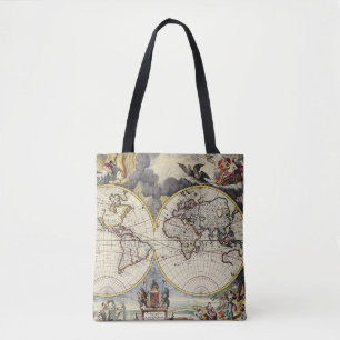 Bolsa Tote Mapa antigo antigo inspirado (4)