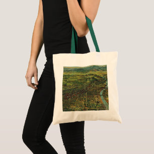 Bolsa Tote Mapa Antigo de Los Angeles, Califórnia e Rio