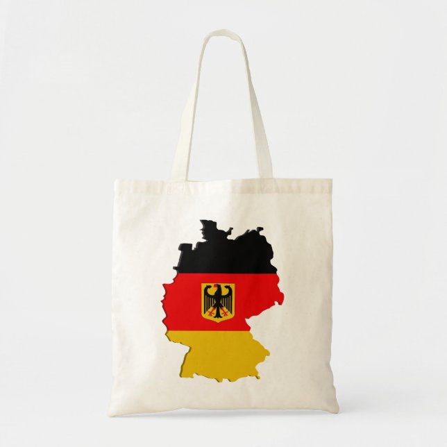 Bolsa Tote mapa da Alemanha (Frente)