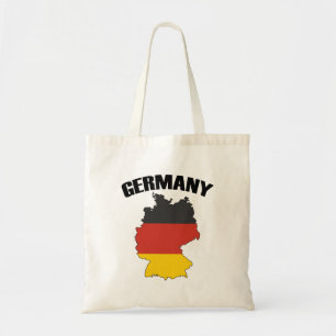 Bolsa Tote Mapa da Alemanha - Bandeira Alemã - Viagem de Alem