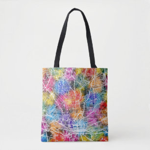 Bolsa Tote Mapa da Cidade da África do Sul de Joanesburgo