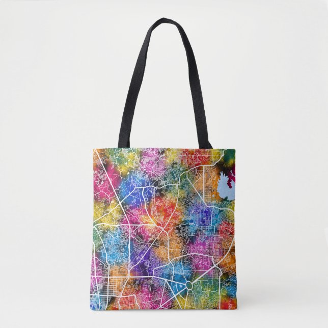 Bolsa Tote Mapa da Cidade das Filipinas no Caloocan (Frente)