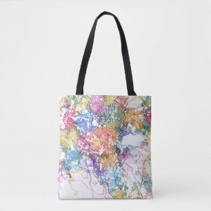 Bolsa Tote Mapa da Cidade de Addis Ababa na Etiópia