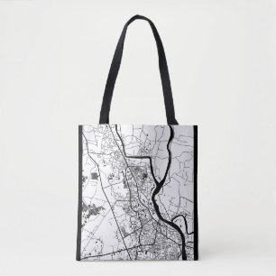 Bolsa Tote Mapa da Cidade de Khulna Bangladesh