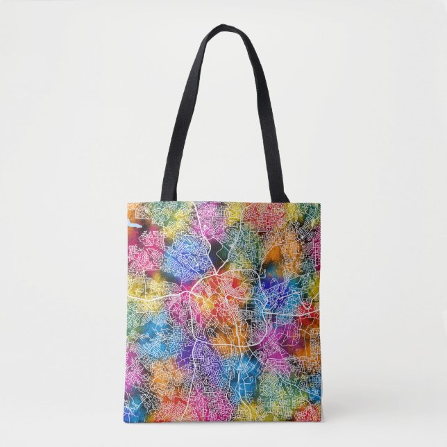 Bolsa Tote Mapa da cidade de Kumasi Gana (Frente)