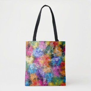 Bolsa Tote Mapa da Cidade de Lusaka Zambia