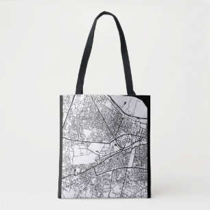 Bolsa Tote Mapa da Cidade de Patna Bihar