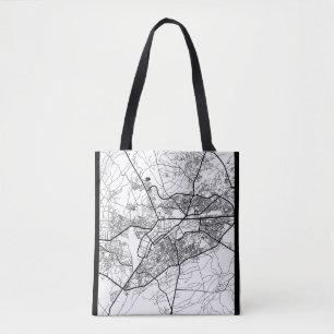 Bolsa Tote Mapa da Cidade de Peshawar Paquistão