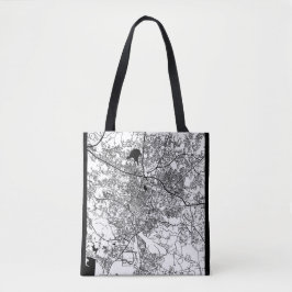Bolsa Tote Mapa da Cidade de Ranchi Jharkhand