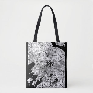 Bolsa Tote Mapa da Cidade de Suzhou China