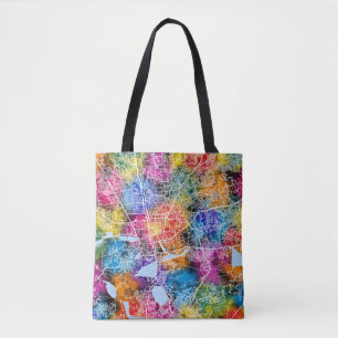 Bolsa Tote Mapa da Cidade de Tamil Nadu, Coimbatore