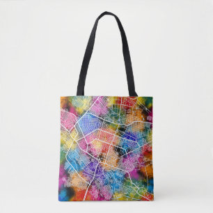 Bolsa Tote Mapa da Cidade do Cazaquistão Shymkent