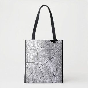 Bolsa Tote Mapa da Cidade Quezon Filipinas