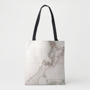 Bolsa Tote Mapa da colônia de Nova Zelândia