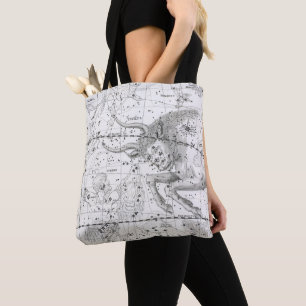 Bolsa Tote Mapa da placa XIV das constelações