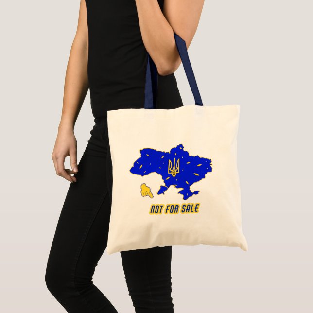 Bolsa Tote Mapa da Ucrânia (Frente (produto))