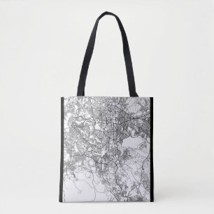 Bolsa Tote Mapa de Adis Abeba Etiópia