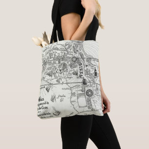 Bolsa Tote Mapa de África 1500