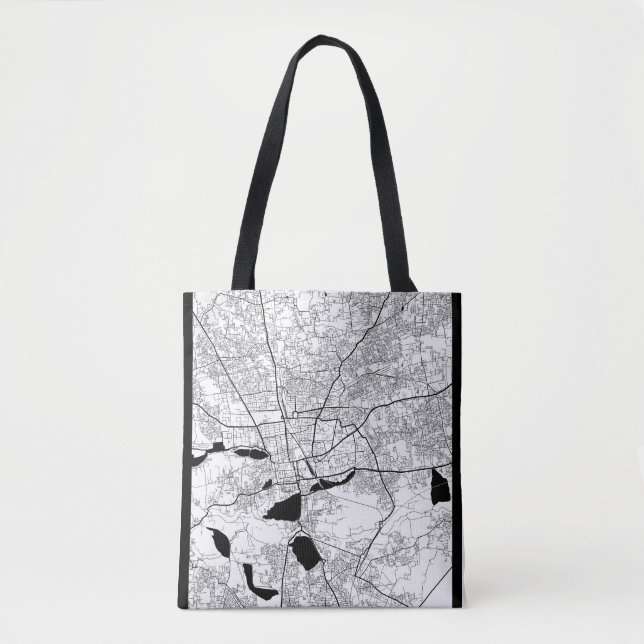 Bolsa Tote Mapa de Coimbatore Tamil Nadu (Frente)