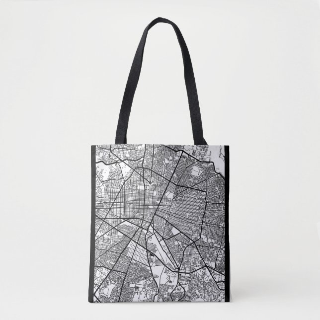 Bolsa Tote Mapa de Guadalajara México (Frente)