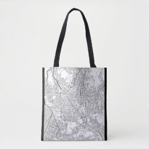 Bolsa Tote Mapa de La Paz Bolívia