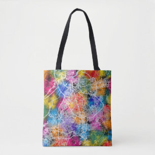 Bolsa Tote Mapa de Lahore Pakistan City