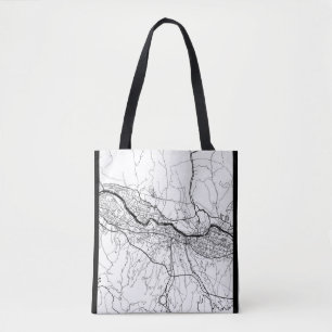 Bolsa Tote Mapa de Lanzhou China