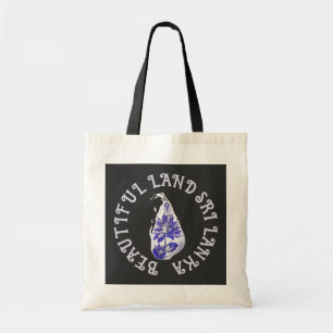 Bolsa Tote Mapa de Lotus do Sri Lanka